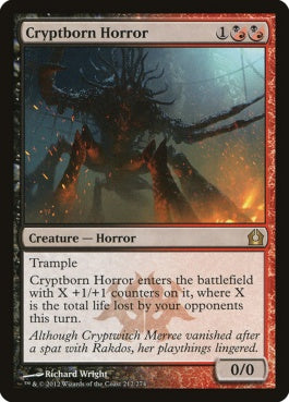 naokuroshop MTG [RTR][212][多][R][EN][墓所生まれの恐怖/Cryptborn Horror] NM