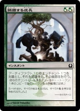 naokuroshop MTG [RTR][223][多][C][JP][隔離する成長/Sundering Growth] NM