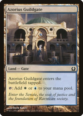 naokuroshop MTG [RTR][237][土地][C][EN][アゾリウスのギルド門/Azorius Guildgate] NM