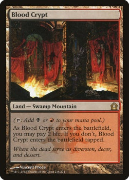 naokuroshop MTG [RTR][238][土地][R][EN][血の墓所/Blood Crypt] NM