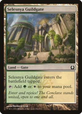 naokuroshop MTG [RTR][246][土地][C][EN][セレズニアのギルド門/Selesnya Guildgate] NM