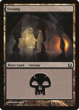 naokuroshop MTG [RTR][260][土地][C][EN][沼/Swamp] NM