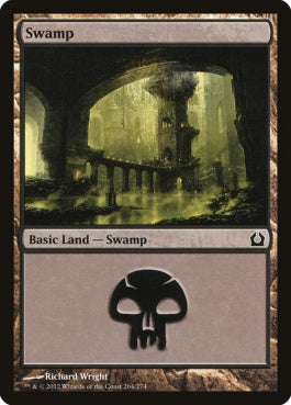 naokuroshop MTG [RTR][264][土地][C][EN][沼/Swamp] NM