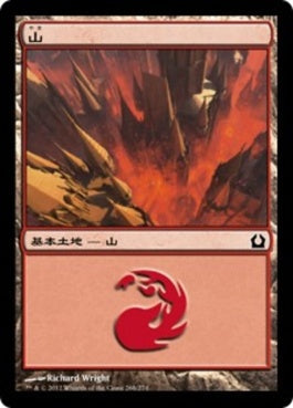 naokuroshop MTG [RTR][268][土地][C][JP][山/Mountain] NM