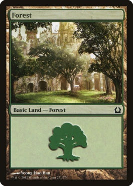 naokuroshop MTG [RTR][271][土地][C][EN][森/Forest] NM