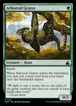 naokuroshop MTG [RVR][0131][緑][C][EN][樹上の草食獣/Arboreal Grazer] NM