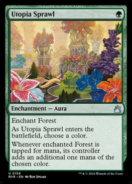 naokuroshop MTG [RVR][0159][緑][U][EN][楽園の拡散/Utopia Sprawl] NM