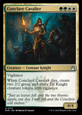 naokuroshop MTG [RVR][0173][多][U][EN][議事会の騎兵/Conclave Cavalier]（foil） NM