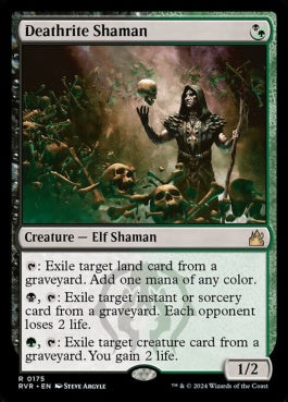 naokuroshop MTG [RVR][0175][多][R][EN][死儀礼のシャーマン/Deathrite Shaman] NM