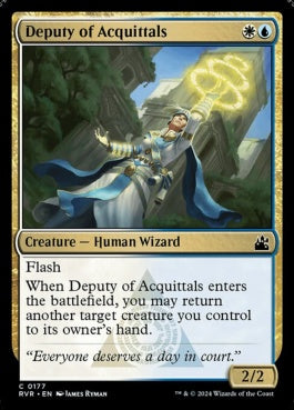 naokuroshop MTG [RVR][0177][多][C][EN][返済代理人/Deputy of Acquittals]（foil） NM