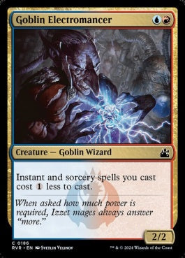 naokuroshop MTG [RVR][0186][多][C][EN][ゴブリンの電術師/Goblin Electromancer]（foil） NM