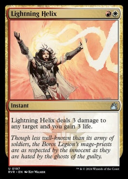 naokuroshop MTG [RVR][0197][多][U][EN][稲妻のらせん/Lightning Helix]（foil） NM