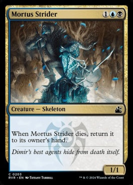 naokuroshop MTG [RVR][0203][多][C][EN][薨の徘徊者/Mortus Strider]（foil） NM