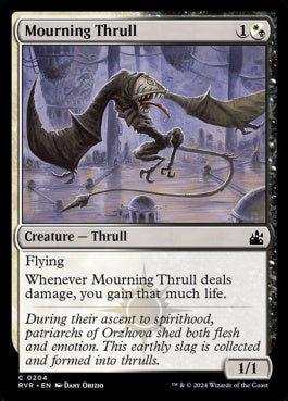 naokuroshop MTG [RVR][0204][多][C][EN][哀悼のスラル/Mourning Thrull] NM