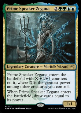 naokuroshop MTG [RVR][0211][多][R][EN][首席議長ゼガーナ/Prime Speaker Zegana]（foil） NM