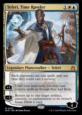 naokuroshop MTG [RVR][0232][多][M][EN][時を解す者、テフェリー/Teferi, Time Raveler]（foil） NM