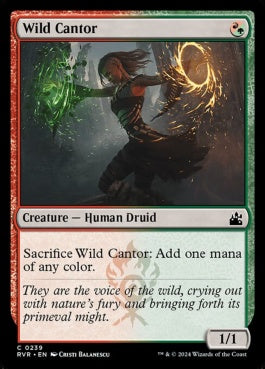 naokuroshop MTG [RVR][0239][多][C][EN][野生の朗詠者/Wild Cantor]（foil） NM