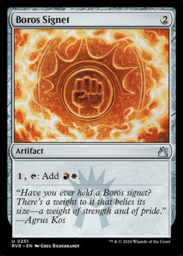 naokuroshop MTG [RVR][0251][茶][U][EN][ボロスの印鑑/Boros Signet] NM