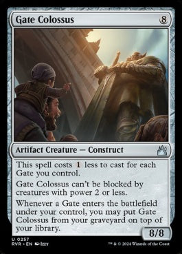 naokuroshop MTG [RVR][0257][茶][U][EN][門の巨像/Gate Colossus] NM