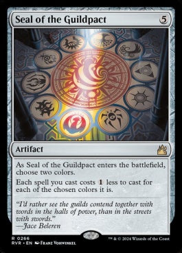 naokuroshop MTG [RVR][0266][茶][R][EN][ギルドパクトの印章/Seal of the Guildpact] NM