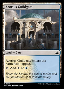 naokuroshop MTG [RVR][0272][土地][C][EN][アゾリウスのギルド門/Azorius Guildgate] NM