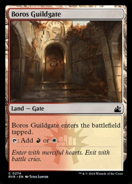 naokuroshop MTG [RVR][0274][土地][C][EN][ボロスのギルド門/Boros Guildgate] NM