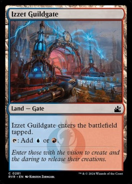 naokuroshop MTG [RVR][0281][土地][C][EN][イゼットのギルド門/Izzet Guildgate]（foil） NM