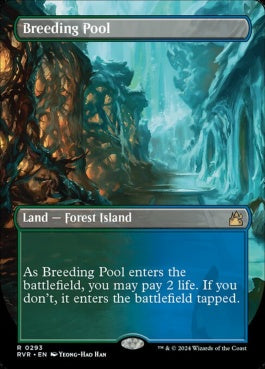 naokuroshop MTG [RVR][0293][土地][R][EN][繁殖池/Breeding Pool]（foil） NM