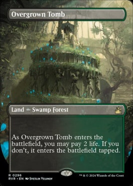 naokuroshop MTG [RVR][0296][土地][R][EN][草むした墓/Overgrown Tomb]（foil） NM