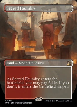 naokuroshop MTG [RVR][0297][土地][R][EN][聖なる鋳造所/Sacred Foundry] NM