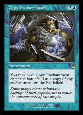 naokuroshop MTG [RVR][0312][青][R][EN][エンチャント複製/Copy Enchantment]（foil） NM