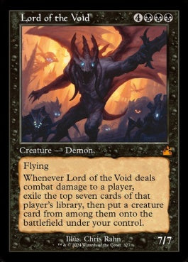 naokuroshop MTG [RVR][0327][黒][M][EN][虚無の王/Lord of the Void]（foil） NM