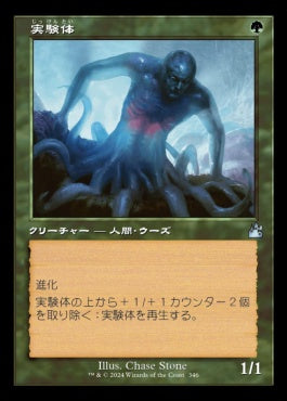 naokuroshop MTG [RVR][0346][緑][U][JP][実験体/Experiment One]（foil） NM