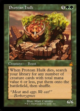 naokuroshop MTG [RVR][0353][緑][M][EN][変幻の大男/Protean Hulk]（foil） NM