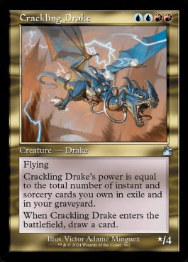 naokuroshop MTG [RVR][0362][多][U][EN][弾けるドレイク/Crackling Drake]（foil） NM