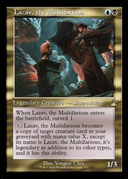 naokuroshop MTG [RVR][0371][多][R][EN][万面相、ラザーヴ/Lazav, the Multifarious]（foil） NM