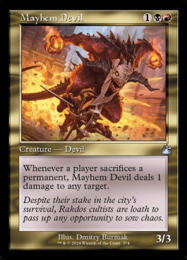 naokuroshop MTG [RVR][0374][多][U][EN][波乱の悪魔/Mayhem Devil] NM