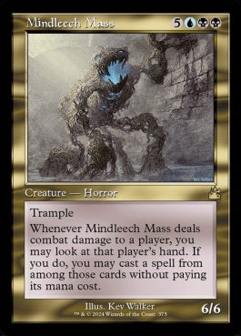 naokuroshop MTG [RVR][0375][多][R][EN][精神ヒルの塊/Mindleech Mass]（foil） NM