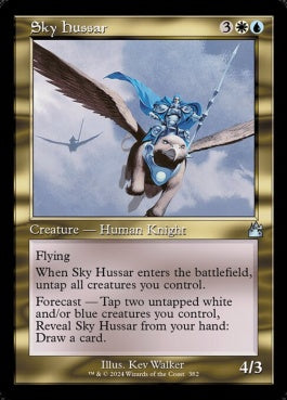 naokuroshop MTG [RVR][0382][多][U][EN][空の軽騎兵/Sky Hussar] NM