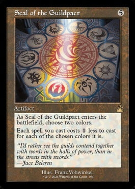 naokuroshop MTG [RVR][0394][茶][R][EN][ギルドパクトの印章/Seal of the Guildpact]（foil） NM