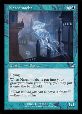 naokuroshop MTG [RVR][0451][青][U][EN][ナルコメーバ/Narcomoeba]（foil） NM