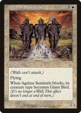 naokuroshop MTG [SCG][001][白][R][JP][老いざる歩哨/Ageless Sentinels] NM