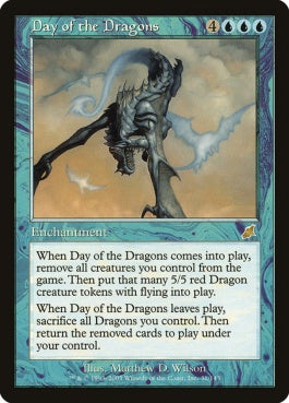 naokuroshop MTG [SCG][031][青][R][EN][ドラゴンの日/Day of the Dragons] NM