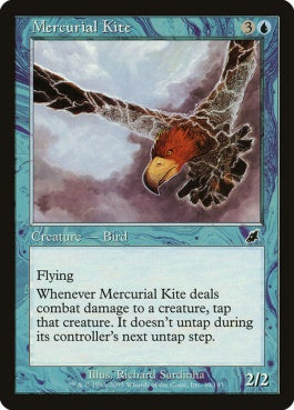 naokuroshop MTG [SCG][039][青][C][JP][気まぐれなトビ/Mercurial Kite] NM