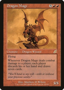 naokuroshop MTG [SCG][087][赤][R][EN][ドラゴン魔道士/Dragon Mage] NM