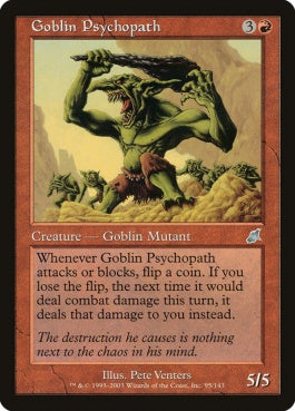 naokuroshop MTG [SCG][095][赤][U][EN][ゴブリンの人格崩壊者/Goblin Psychopath] NM