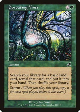 naokuroshop MTG [SCG][128][緑][C][EN][芽吹くツタ/Sprouting Vines] NM