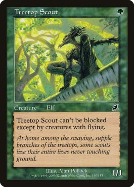 naokuroshop MTG [SCG][130][緑][C][EN][樹上の斥候/Treetop Scout] NM