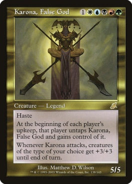 naokuroshop MTG [SCG][138][多][R][EN][邪神カローナ/Karona, False God] NM