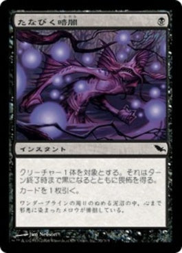 naokuroshop MTG [SHM][055][黒][C][JP][たなびく暗闇/Aphotic Wisps] NM